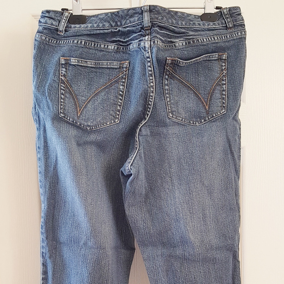 VENEZIA Stretch Bootcut Denim Jeans 2 LIGHT - Picture 3 of 4